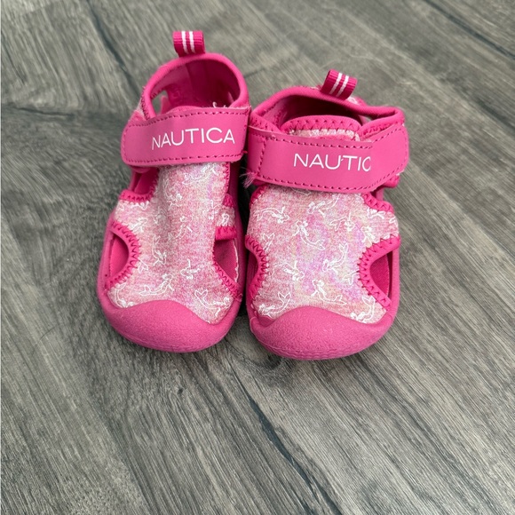 Nautica Bright Pink Kids Sandals or water shoe size 4 - Picture 1 of 5